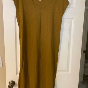 Universal Thread Women's Sleeveless Modern Knit Olive T Shirt Dress Size XL